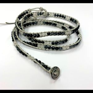 Victoria Emerson Snowflake & black marble beads